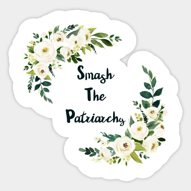 Smash The Patriarchy Sticker by AnnieBCreative